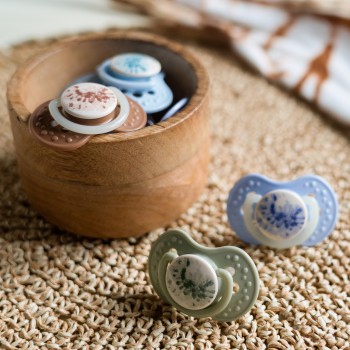 LOVI Cumlík silikónový dynamický Tie dye 6-18m 2ks dievča