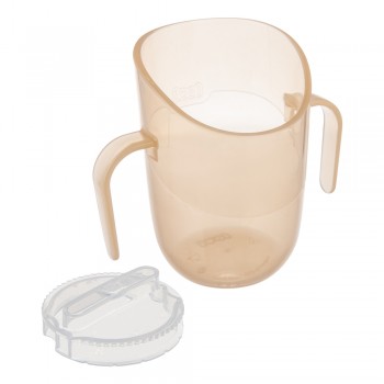 LOVI Hrnček tréningový Genius 150ml Nude