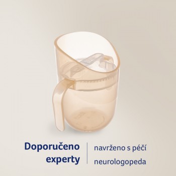 LOVI Hrnček tréningový Genius 150ml Nude