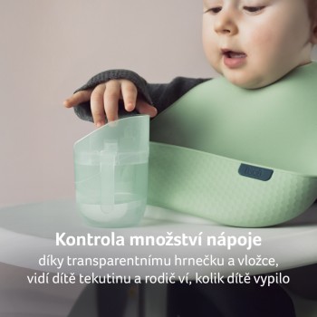 LOVI Hrnček tréningový Genius 150ml Nude