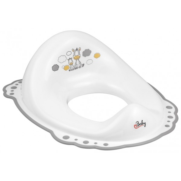 MALTEX Redukcia na WC protišmyková Zebra - White/Grey