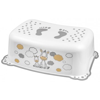 MALTEX Stupienok protišmykový Zebra - White/Grey