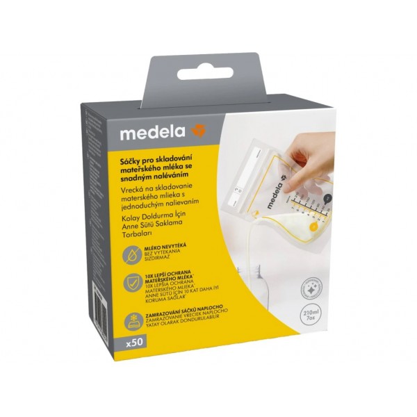 MEDELA Sáčky na skladovanie materského mlieka Easy Pour - 50 ks