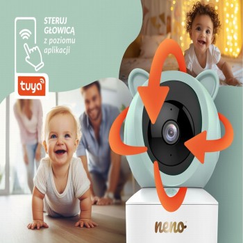 NENO Videopestúnka detská otočná digitálna/IP camera Ivo