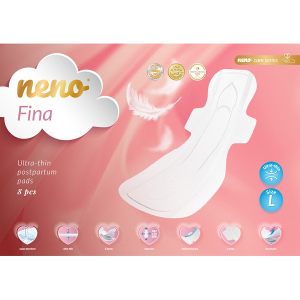 NENO Vložky popôrodné ultra tenké Fina veľ. L 8ks