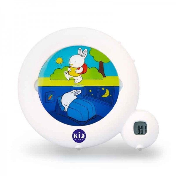 PABOBO Kid'Sleep podsvietený tréningový budík Classic White
