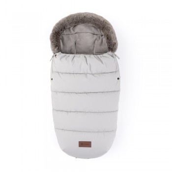 PETITE&MARS Set zimný fusak Comfy 4v1 + rukavice na kočík Furry Champagne Shower