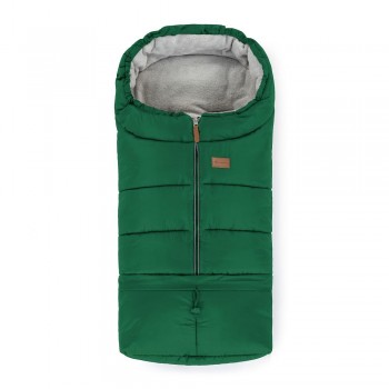 PETITE&MARS Set zimný fusak Jibot 3v1 + rukavice na kočík Jasie Juicy Green Horizontal 