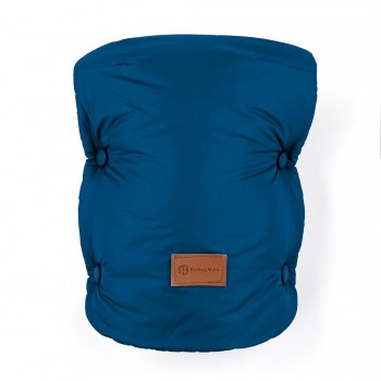 PETITE&MARS Set zimný fusak Jibot 3v1 + rukavice na kočík Jasie Ocean Blue Horizontal 