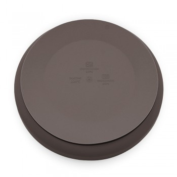 PETITE&MARS Tanier silikónový s prísavkou Take&Match Bitter Cocoa 6m+