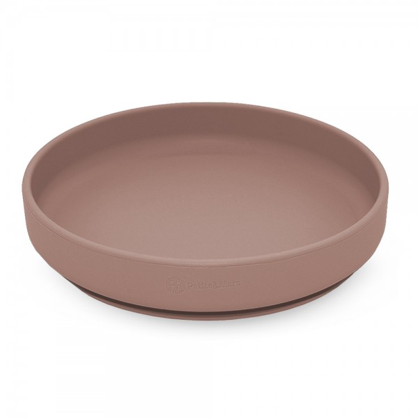 PETITE&MARS Tanier silikónový s prísavkou Take&Match Velvet Latte 6m+