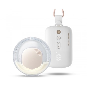 Philips AVENT Odsávačka materského mlieka elektrická Hands-Free Premium Plus SCF531/11+Darček