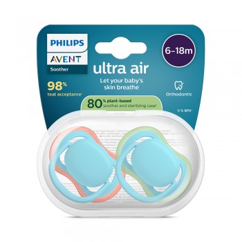 Philips AVENT Cumlík Ultra air 6-18m chlapec 2ks