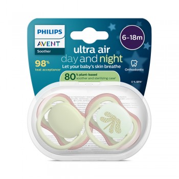 Philips AVENT Cumlík Ultra air denný a nočný 6-18m mix 2ks