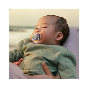 Philips AVENT Cumlík Ultra air fialová/žltá 0-6m obrázok dievča 2ks