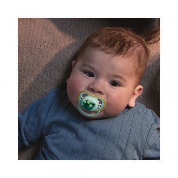 Philips AVENT Cumlík Ultra air modrá/zelená 0-6m obrázok chlapec 2ks