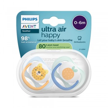 Philips AVENT Cumlík Ultra air obrázok 0-6m chlapec 2ks
