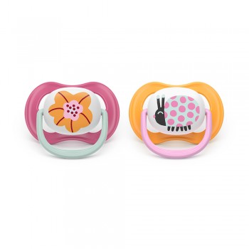 Philips AVENT Cumlík Ultra air obrázok 6-18m dievča 2ks