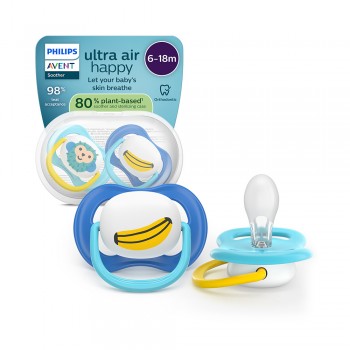 Philips AVENT Cumlík Ultra air obrázok 6-18m chlapec 2ks