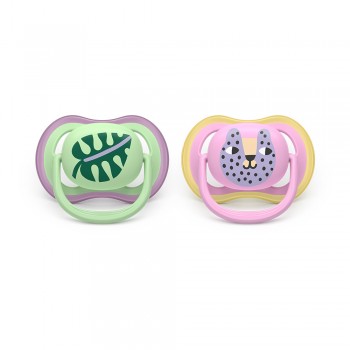 Philips AVENT Cumlík Ultra air ružová/zelená 6-18m obrázok dievča 2ks