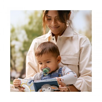 Philips AVENT Cumlík Ultra air ružová/zelená 6-18m obrázok dievča 2ks