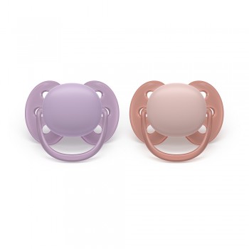 Philips AVENT Cumlík Ultrasoft Premium 6-18m dievča 2 ks