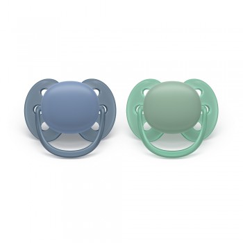 Philips AVENT Cumlík Ultrasoft Premium 6-18m chlapec 2 ks