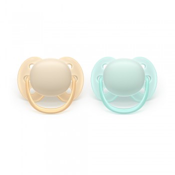 Philips AVENT Cumlík Ultrasoft Premium neutral 0-6m 2 ks