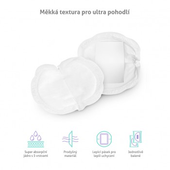 TRUELIFE Vložky do podprsenky jednorázové Classic 100 ks