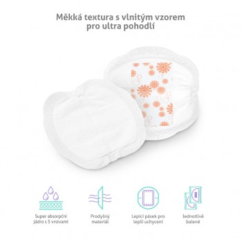 TRUELIFE Vložky do podprsenky jednorázové Premium 100 ks
