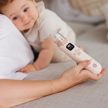BABYONO Odsávačka nosných hlienov elektronická USB nabíjanie