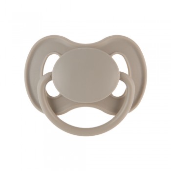 CANPOL BABIES Cumlík kaučukový s okrúhlou špičkou Nude 0-6m béžový