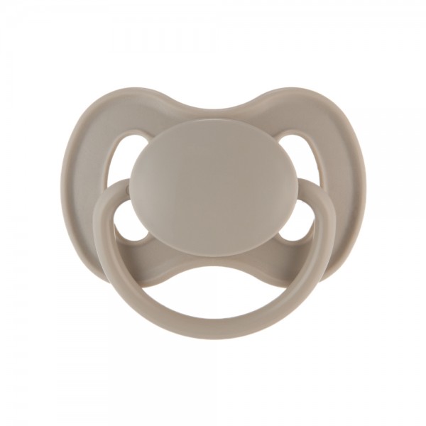 CANPOL BABIES Cumlík kaučukový s okrúhlou špičkou Nude 0-6m béžový