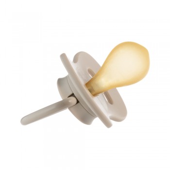 CANPOL BABIES Cumlík kaučukový s okrúhlou špičkou Nude 0-6m béžový