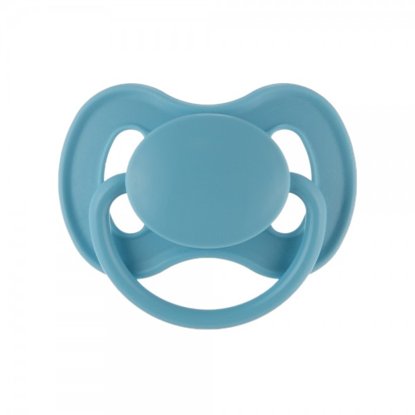 CANPOL BABIES Cumlík kaučukový s okrúhlou špičkou Nude 0-6m modrý