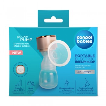 CANPOL BABIES Odsávačka materského mlieka prenosná elektrická PowerPump