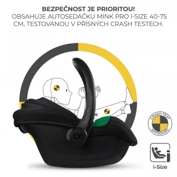 KINDERKRAFT Kočík kombinovaný 3v1 Esme Pro Sand Beige
