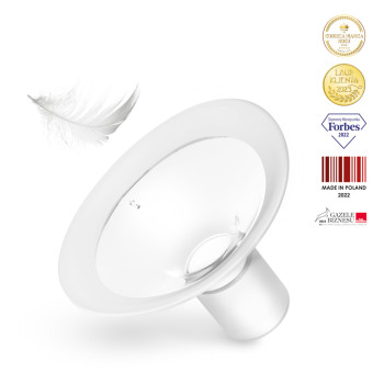 NENO Štít prsný plastový s konektorom pre odsávačky mlieka Neno 21mm