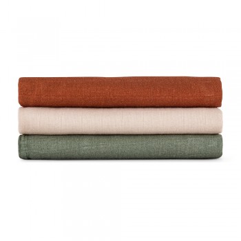 PETITE & MARS Sada plienok bambusová mušelínová 3ks Moussy Earth Tones 68 x 68 cm
