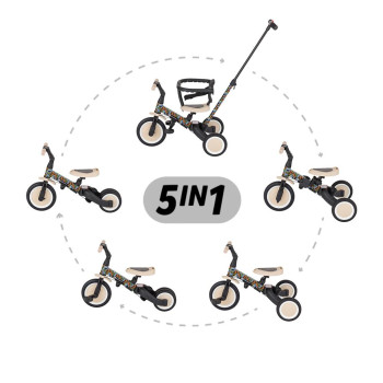 PETITE&MARS Trojkolka multifunkčná 5v1 Turbo - limitovaná edícia City Beat