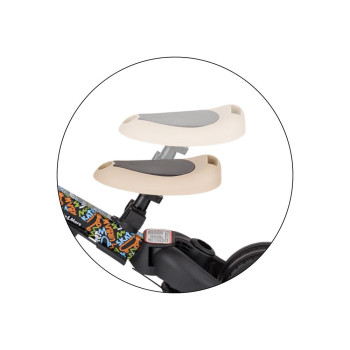 PETITE&MARS Trojkolka multifunkčná 5v1 Turbo - limitovaná edícia City Beat