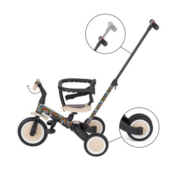 PETITE&MARS Trojkolka multifunkčná 5v1 Turbo - limitovaná edícia City Beat