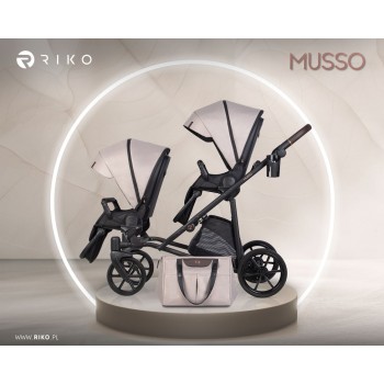 Wózek dziecięcy Riko Musso 2w1 01 Taupe 