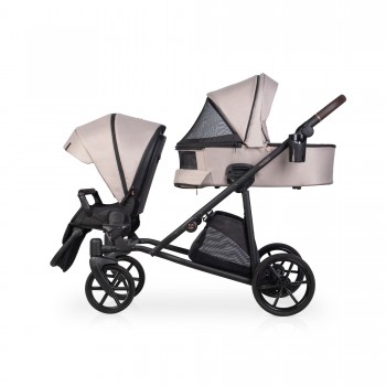 Wózek dziecięcy Riko Musso 2w1 01 Taupe 