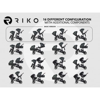 Wózek dziecięcy Riko Musso 2w1 02 Forest 