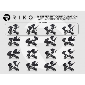 Wózek dziecięcy Riko Musso 2w1 03 Magma 