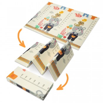 Obojstranná podložka hrubá ulica 120x180x1 9002