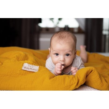 BABYMATEX Bielizeň posteľná Muslin horčicová 2-dielna