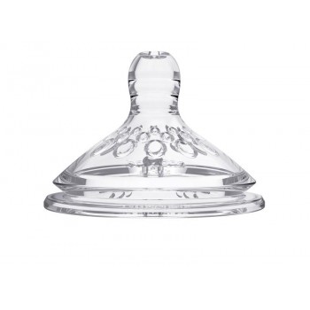 BABYONO Cumlík antikolikový rýchly prietok L Natural Nursing 2 ks 6m+