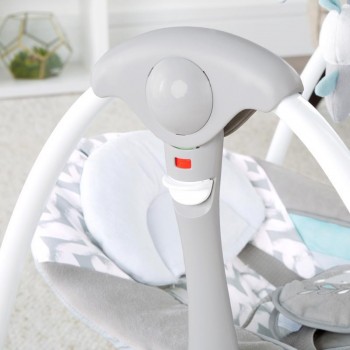 INGENUITY Hojdačka konvertibilná vibrujúca s melódiou Raylan 2v1, 0m+ do 9 kg